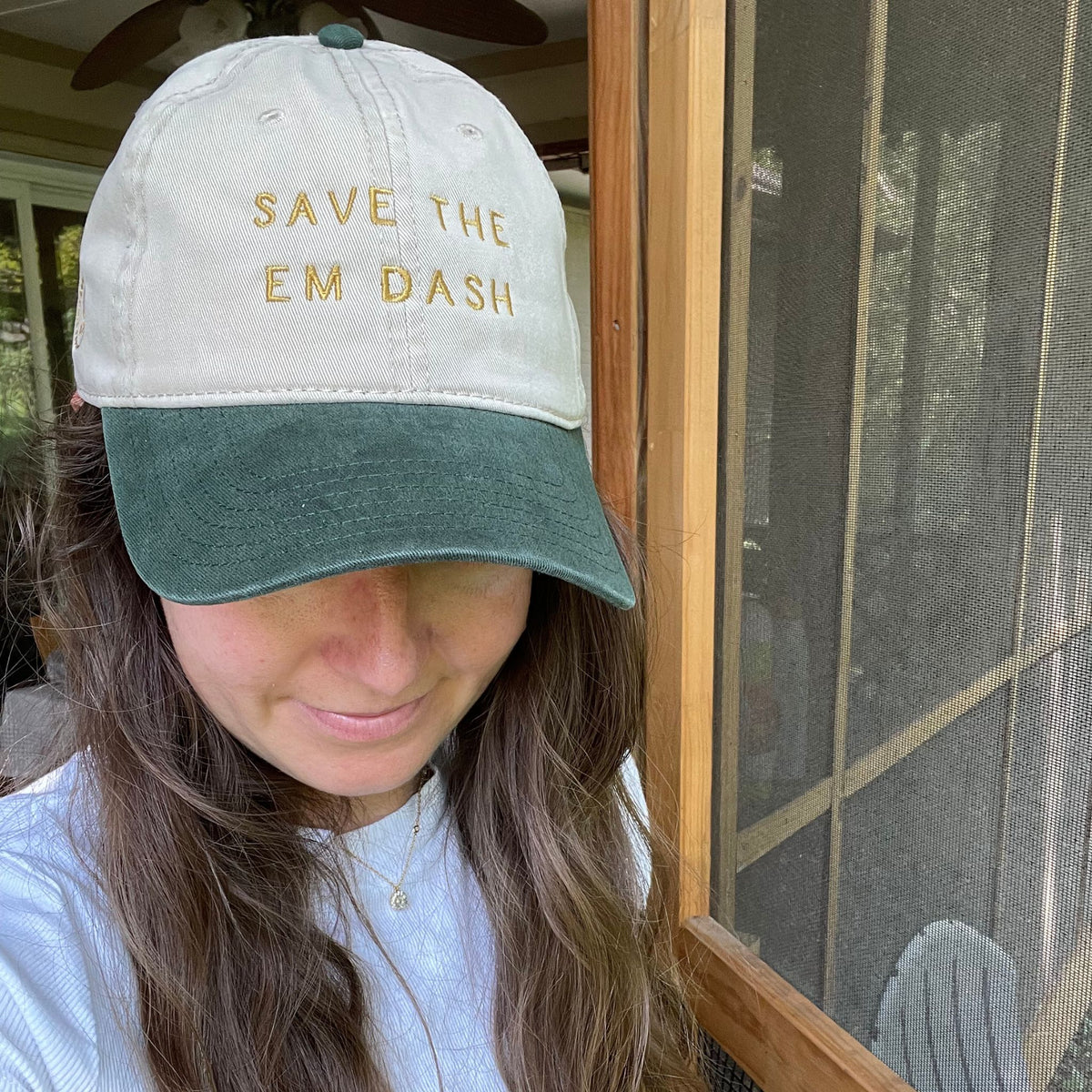 Save The Em Dash Color Block Hat